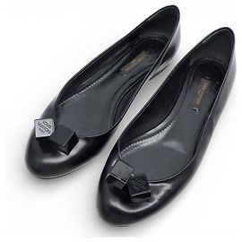 SCARPE LOUIS VUITTON GOSSIP OMBRE 36.5 IN PELLE NERA