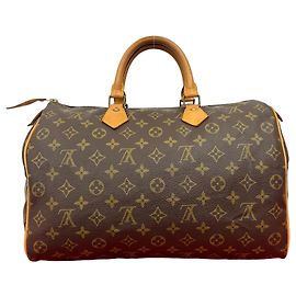 Sac à main en cuir Monogram Speedy de Louis Vuitton