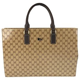 Borsa a tracolla in PVC cristallo GG di Gucci