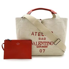 Valentino Garavani Bolso tote de camuflaje Valentino Atelier 07