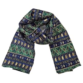 Kenzo stola in viscosa e seta 1990s