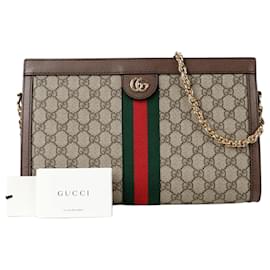 Borsa a Spalla Ophidia Media con Catena - Gucci