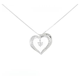 Au750 White Gold Diamond Necklace - Autre Marque
