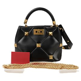 Valentino Roman Stud Small Top Handle Tote Schultertasche