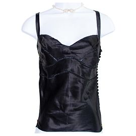 Blusa de Seda sin mangas Christian Dior