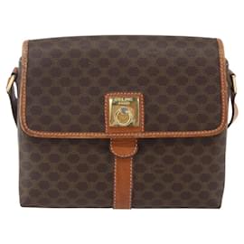 Céline Celine Vintage Macadam Tela e Pelle