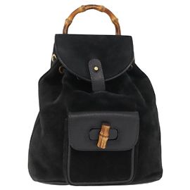 Gucci Vintage Bamboo Suede Mini