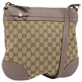 Sac messager Gucci Mayfair en toile GG et cuir