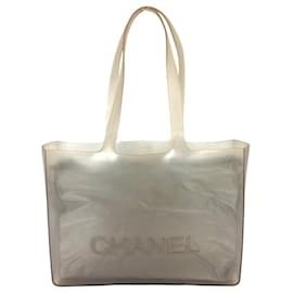 Graue Gummitasche von Chanel