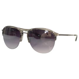 Óculos de sol Barton Perreira HEIST Pewter / Espelho Cinza – Óculos de sol estilo aviador unissex, 100% de proteção UV