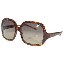 Autre Marque Gafas de sol cuadradas de gran tamaño Christian Roth 14253 Montura de carey Degradado