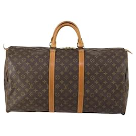 Borsa Keepall Louis Vuitton in tela Monogram 55