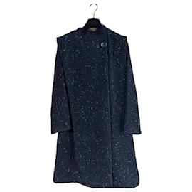 Abrigo Isabel Marant de tweed negro