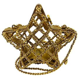 Chanel Oro 2023 Stella Minaudière Borsa da Sera