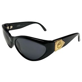 Gianni Versace Black Gold Medusa Sunglasses MOD460