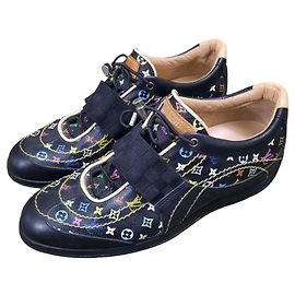 Louis Vuitton Leder Sneaker Multicolore 38.5