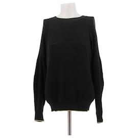 Laurence Bras Schwarzer Wollpullover M