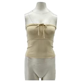 Top bustier Rouje crema