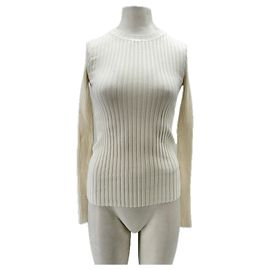 Anine Bing Top de manga larga blanco