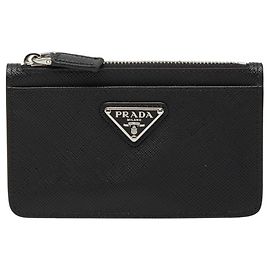 Prada Saffiano Leather Business Card Case