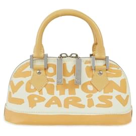 Louis Vuitton Alma Limited Edition Graffiti Leather Horizontal