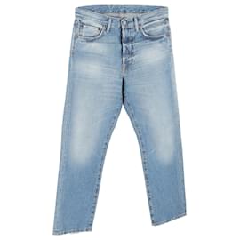 Jeans Regular-Fit Lavati in Cotone Blu Acne Studios 1996