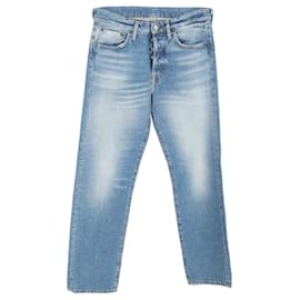 Jeans Regular-Fit Lavati in Cotone Blu Acne Studios 1996