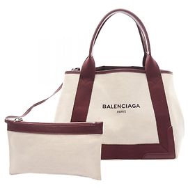 Borsa Tote Cabas S Navy di Balenciaga