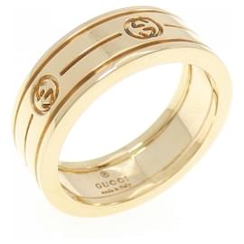 Anello a fascia in oro giallo 750YG Gucci