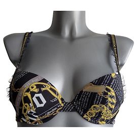 New John Galliano black bra 80 B Black