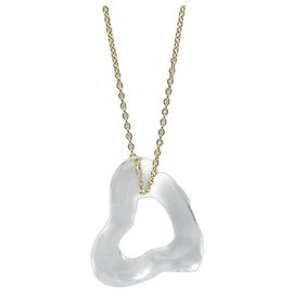 Tiffany & Co Collana in Cristallo Tiffany Open Heart Lock
