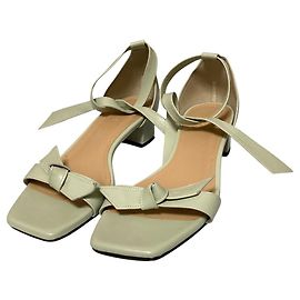 Autre Marque OHGA Ribbon Strap Sandals