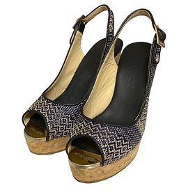 Jimmy Choo Keilabsatz-Pumps mit offener Zehe