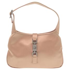 Borsa a mano Gucci Vintage Jackie in satin rosa