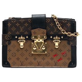 Clutch Trunk Monogramma Inverso Marrone Louis Vuitton