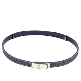 Cinturón de Mujer Kelly Jean 18 PM Epson Denim Azul de Hermès
