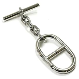HERMES Keychain Chaine d'Ancre Metal Silvery Bag Charm Key Ring - Hermès