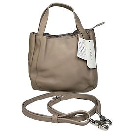 Borsa a mano in pelle Y-Saccs vintage Yohji Yamamoto beige nuova con etichetta