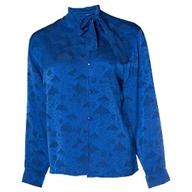 Christian Dior, blusa vintage azul
