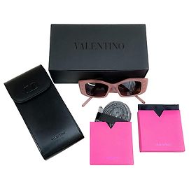 Valentino Garavani Occhiali da sole Valentino Marrone / Oro V Quattro