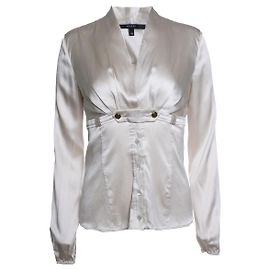 Beige Seidenbluse Hysteria von Gucci