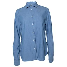 Aspesi, camisa de denim azul