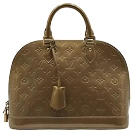 Louis Vuitton Alma PM in Pelle Verniciata Oro