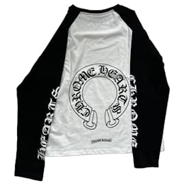 Chrome Hearts Ärmel schwarz und weiß