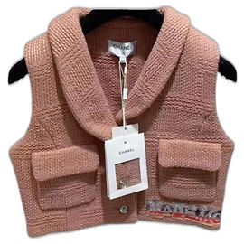 Gilet corto rosa Chanel
