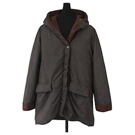 Abrigo marrón Max Mara con capucha