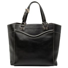 Gucci Schwarze Leder Hysteria Crest Tote