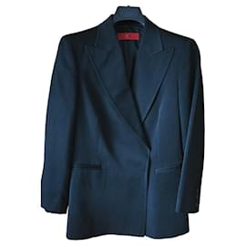 Carolina Herrera Black Virgin Wool Blazer