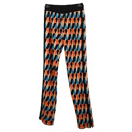 Autre Marque Pantalones rectos LA DOUBLE J multicolores de algodón