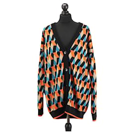 Cardigan LA DOUBLE J multicolore in cotone con bottoni - Autre Marque